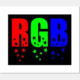 RGB colors Posters and Art